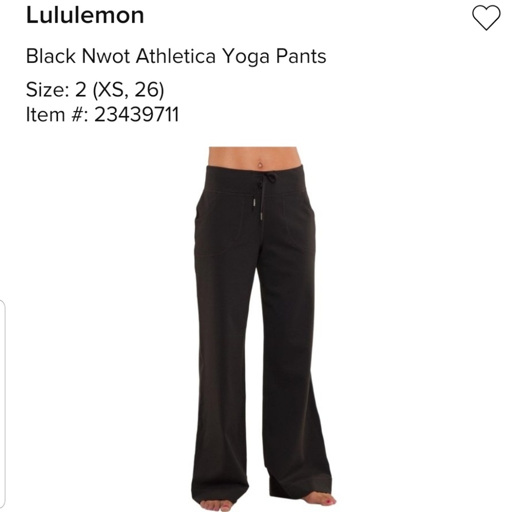 NWOT Lululemon Athletic Yoga